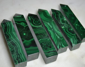 Malachite Obelisks, PLEASE READ DESCRIPTION, Malachite Towers, Some Have Small Imperfections