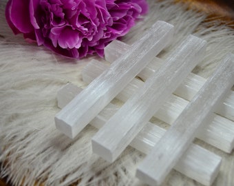 Small Selenite Sticks, Small Cleansing Selenite, Crystal Home Decor, Crystal Selenite, 4 Inches