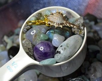 Mermaid Vibes Crystal Scoop, Mermaid Crystal Confetti, Choose 1/4 or 1/2 Cup Scoop