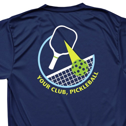Personalized Pickleball Club Shirt Performance Tshirt Etsy