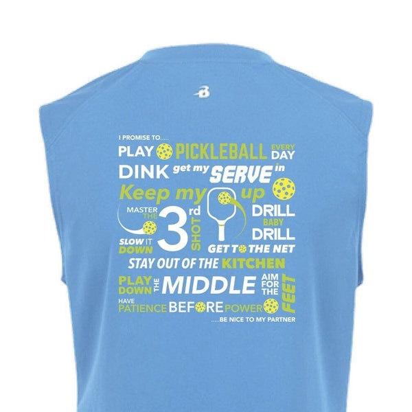 Pickleball Pledge Ladies Tank Top - Ladies Performance Tank Top- Ladies Dri-Fit Tank Top - Pickleball gift - Pickleball Apparel