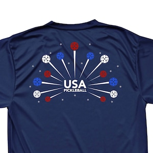 USA Pickleball T-Shirt: Moisture-Wicking Performance Tee