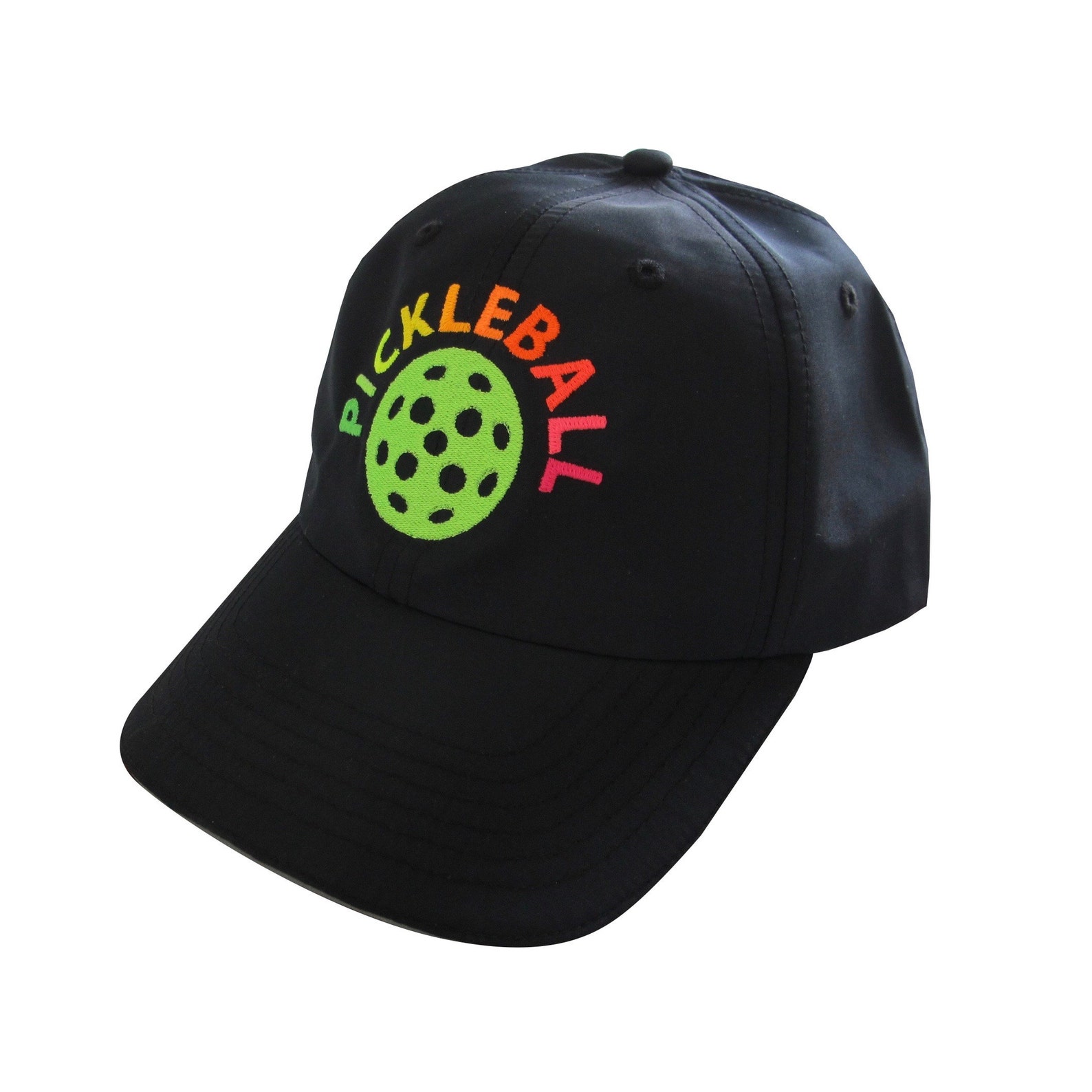 NEON Pickleball Embroidered Performance Hat Pickleball Gift Etsy