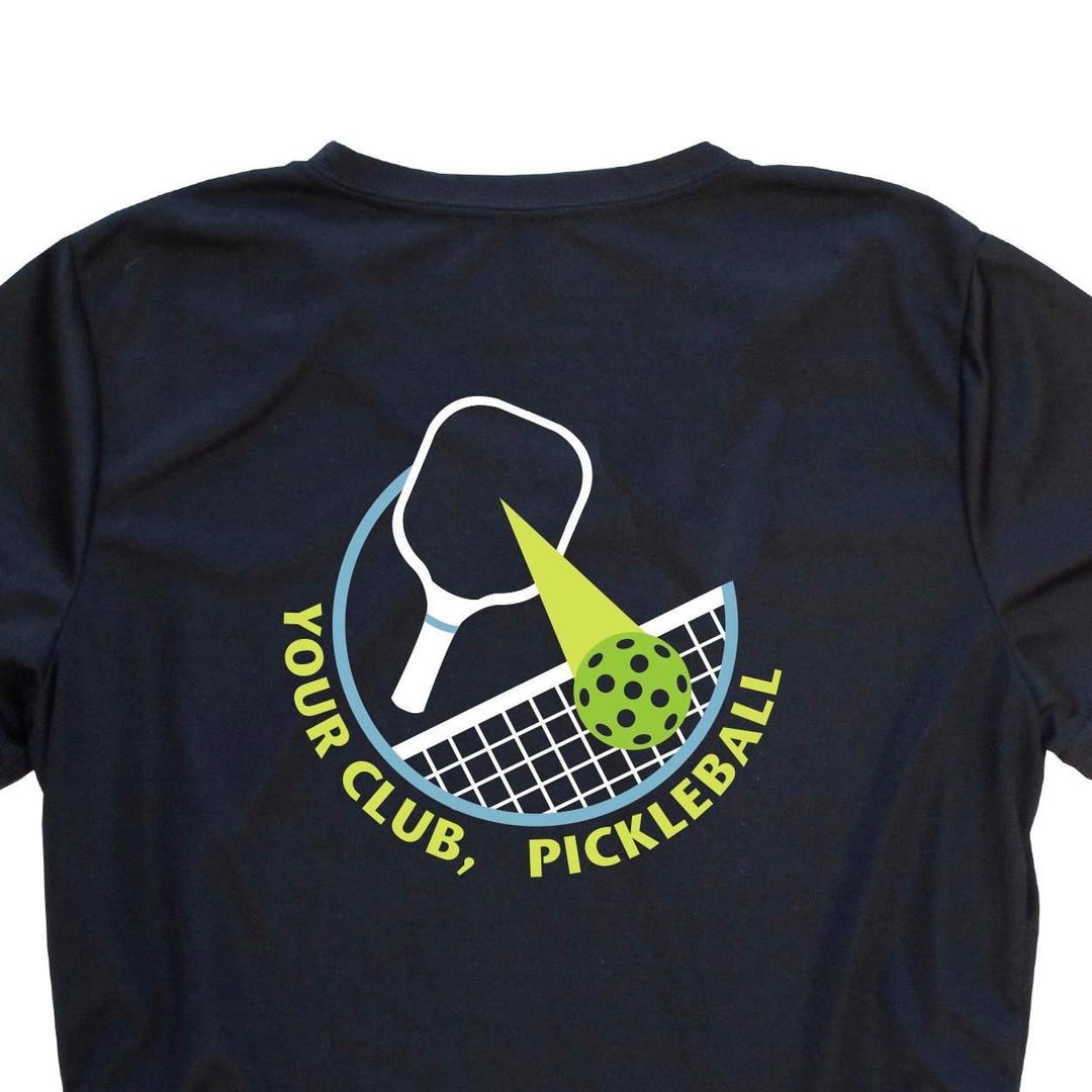 Personalized Pickleball Club Shirt Performance Tshirt Etsy