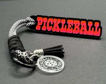 Pickleball Schlüsselanhänger - Zeige Pickleball Liebe - Sport Schlüsselanhänger - Taschenanhänger
