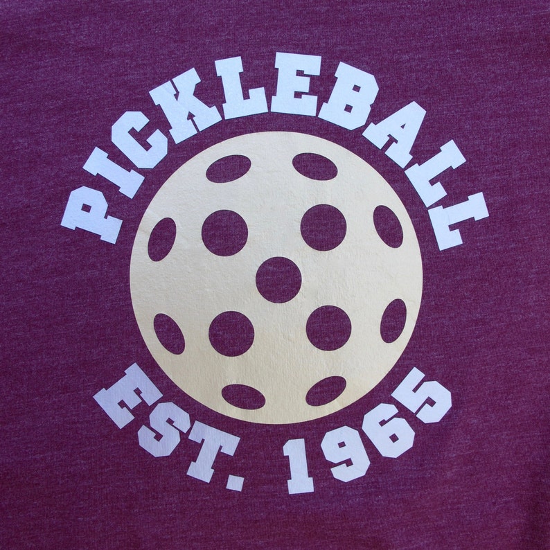 Retro Women's Pickleball T-shirt Pickleball Est. 1965 - Etsy