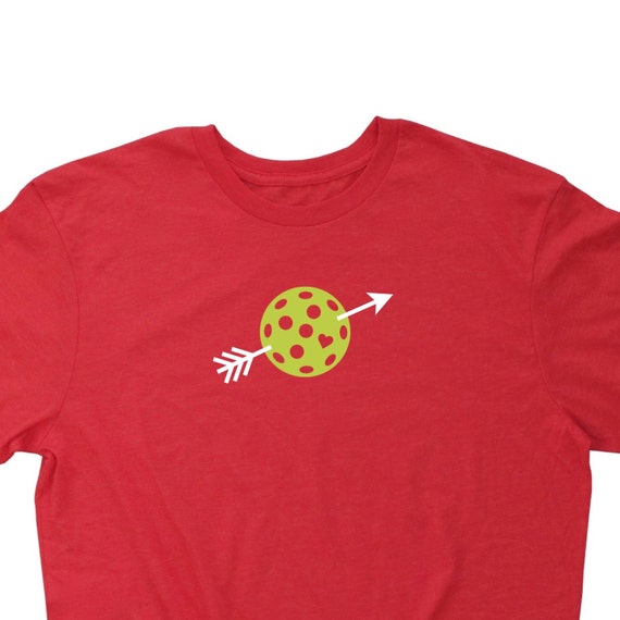 Cupid Pickleball Men's T-Shirt - Men's Casual Vintage T-shirt - Cotton Blend T-shirt - Pickleball gift - Valentine T-Shirt