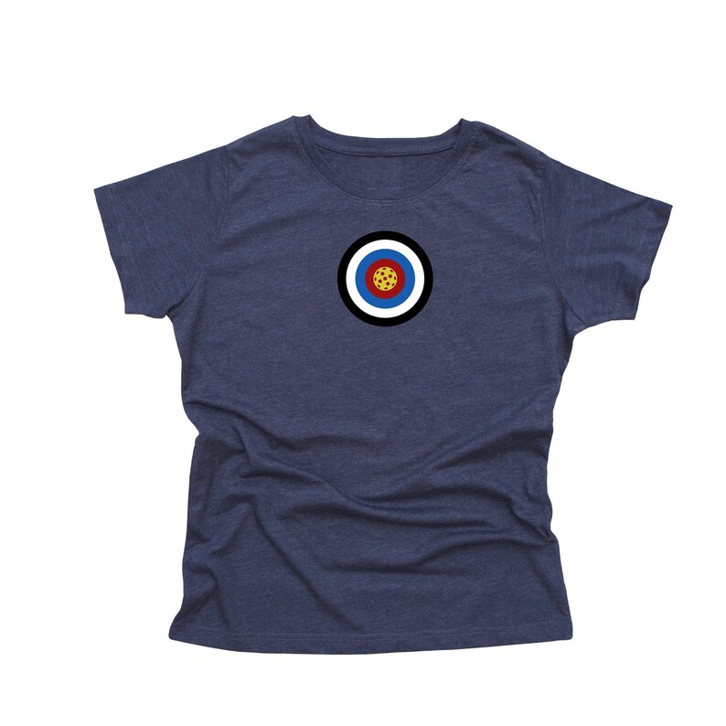 Ladies Bullseye Pickleball Target Mod T-Shirt Vintage | Etsy