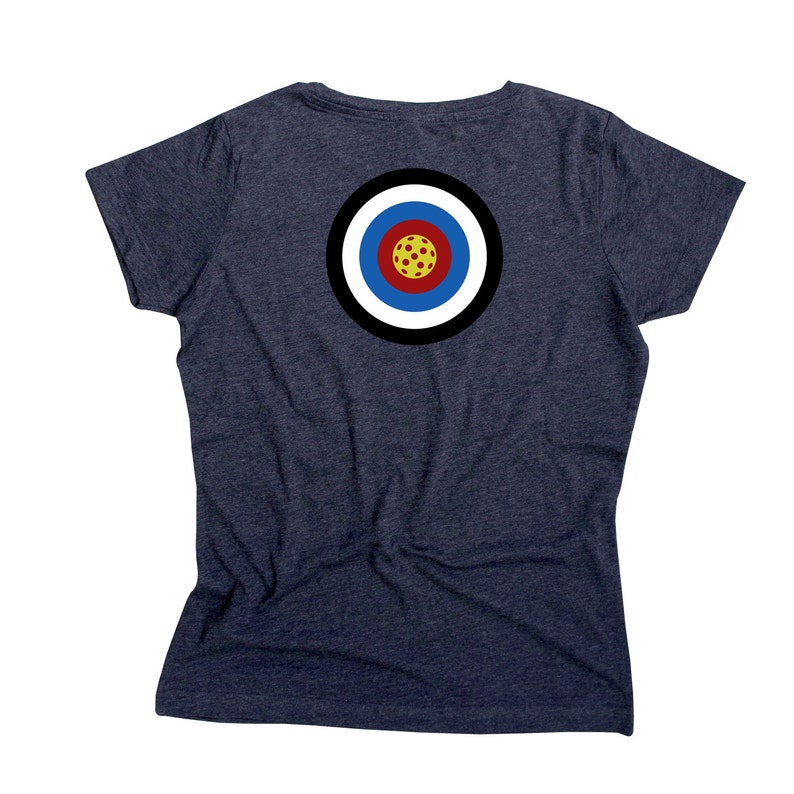 Ladies Bullseye Pickleball Target Mod T-Shirt Vintage | Etsy