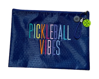 Pickleball Waterbestendige PVC buideltas met ritssluiting