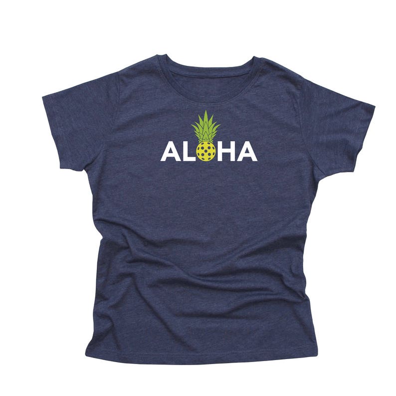 Aloha Pickleball Ladies T-Shirt Vintage heathered T-shirt | Etsy