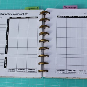 Happy Planner Fitness Planner Weekly Insert Instant Printable - Etsy