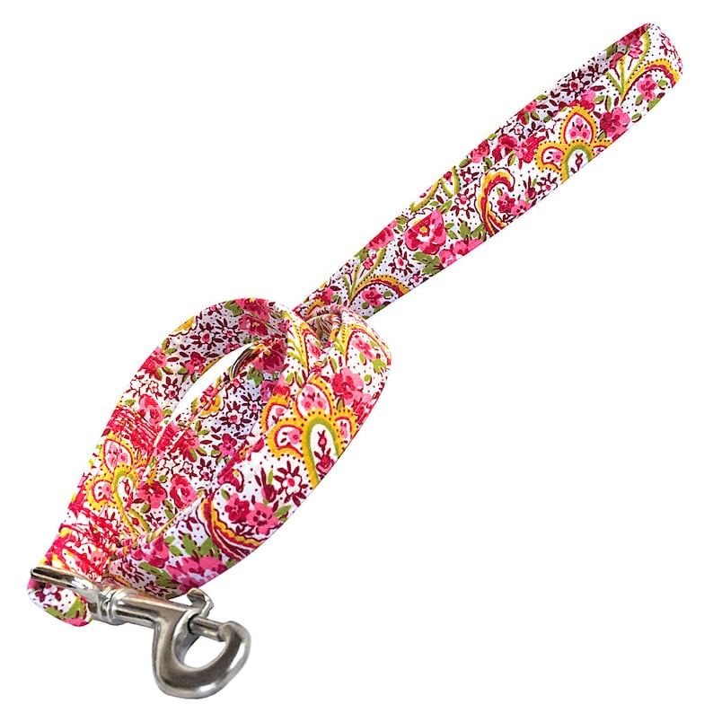 Colorful Flowers Dog Leash Etsy.de