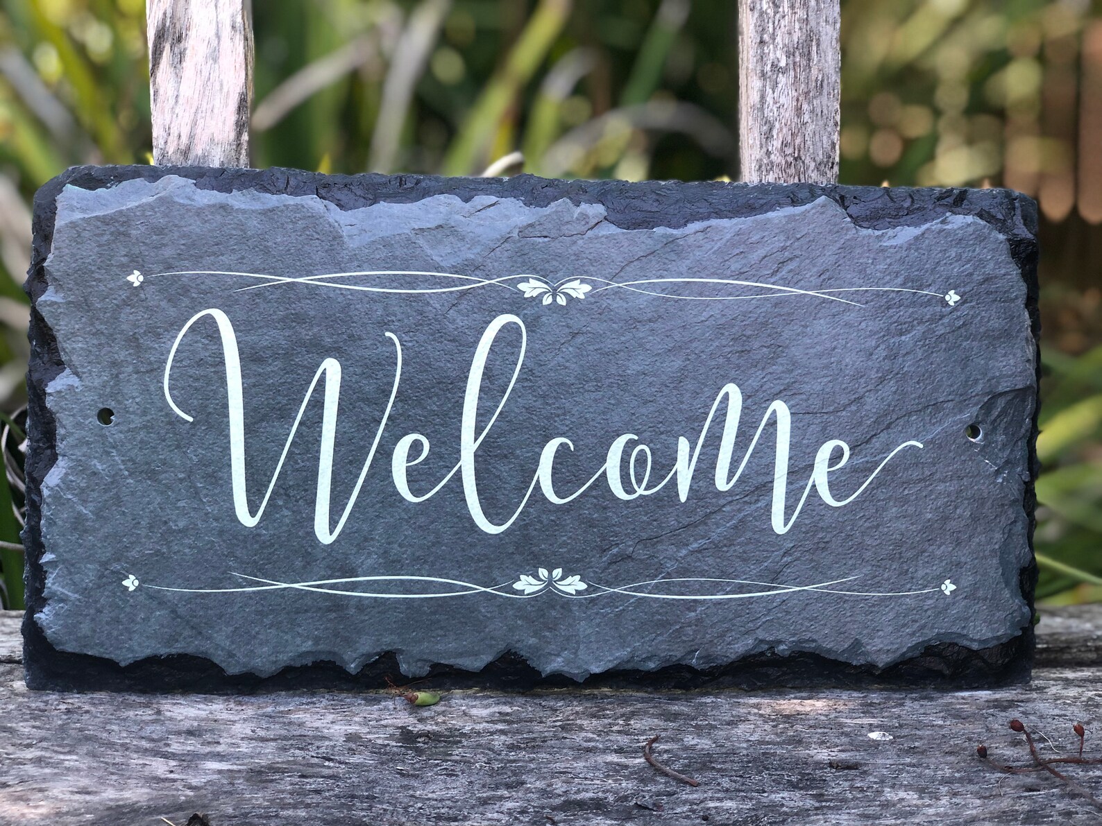 Outdoor Sign Slate Sign Outdoor Sign Etsy