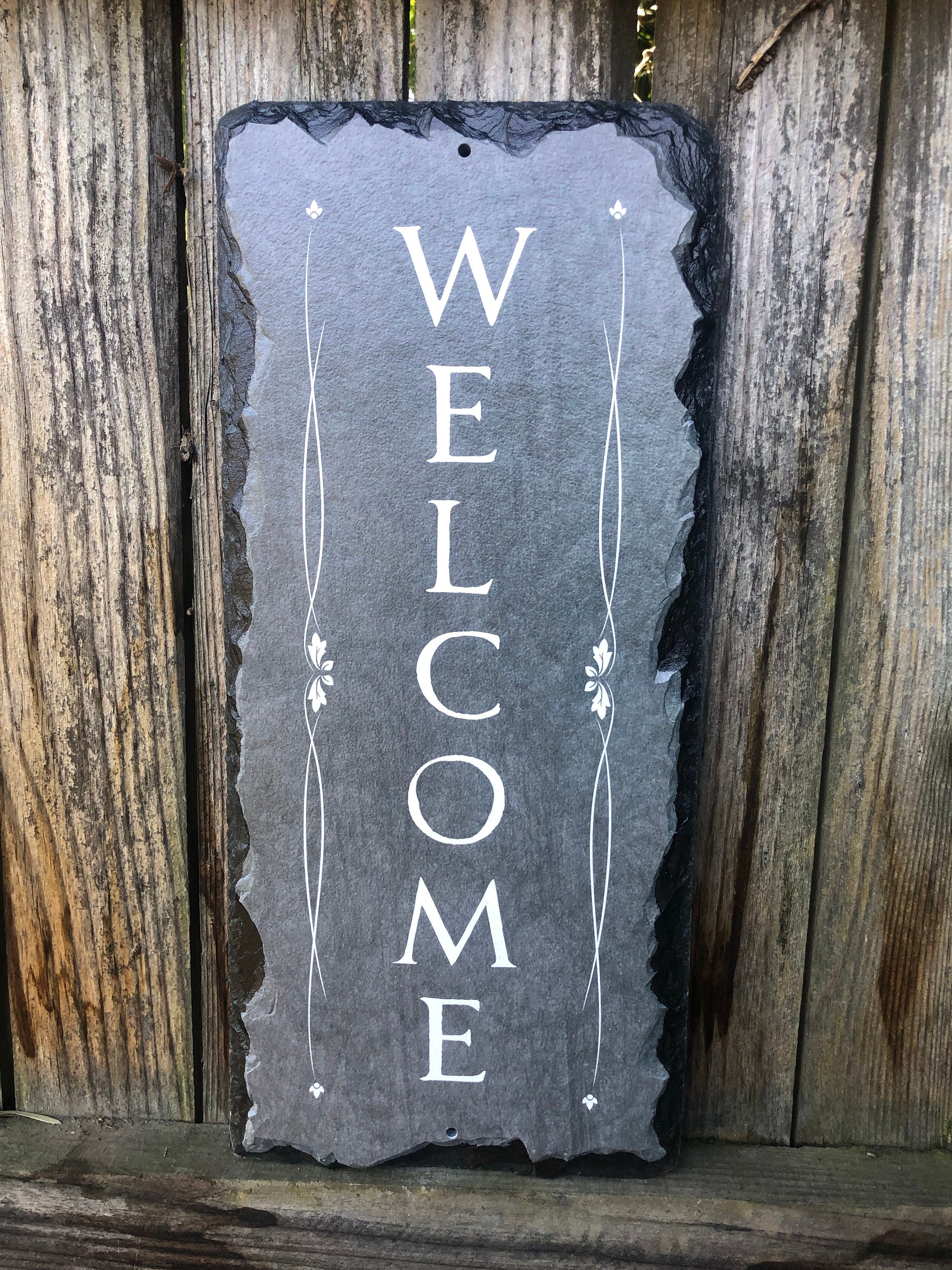 Outdoor Sign Slate Sign Outdoor Sign Etsy