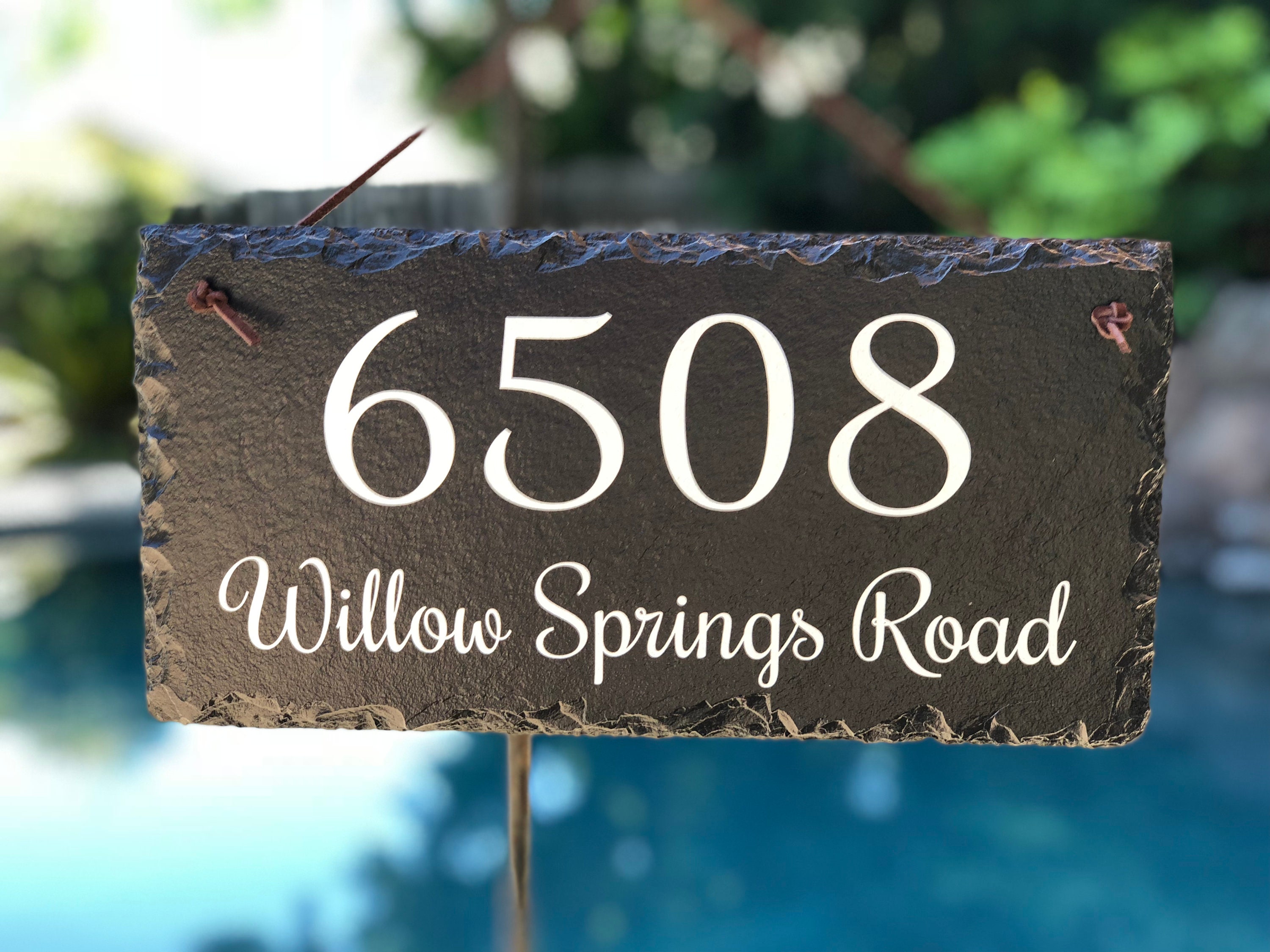 Home Address Sign Personalized House Number Plaque Address Etsy