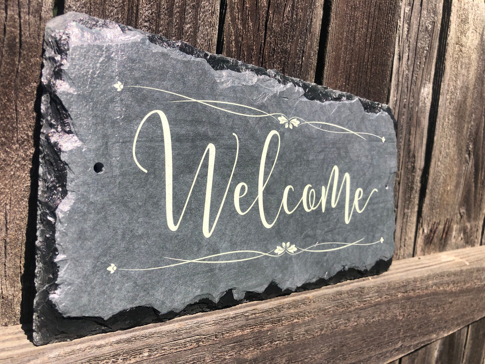 Outdoor Sign Slate Sign Outdoor Sign Etsy
