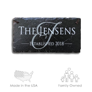 Home Address Plaque! Personalized Name Plaque. Established Outdoor Sign. Wedding Gift. House Warming Gift Address Plaque House Number Plaque