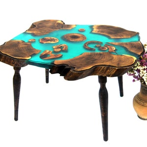 Stump hotsell epoxy table