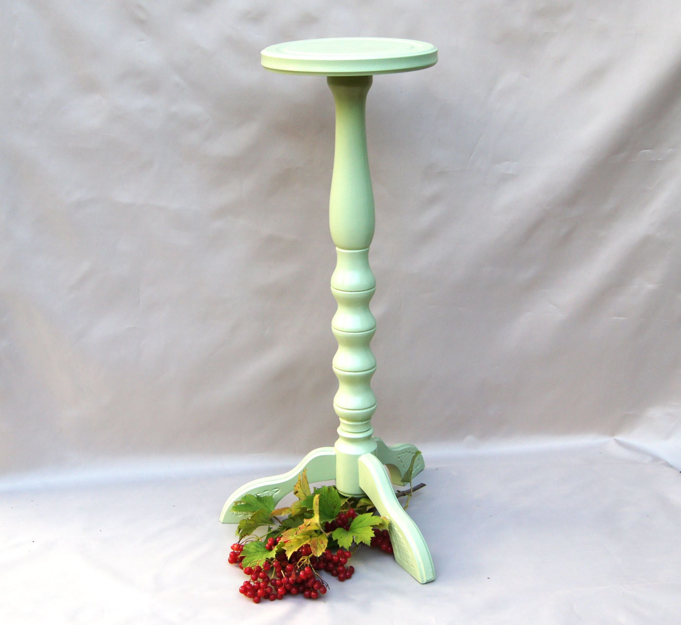 Tall wood plant stand indoor Large mid century modern planter | Etsy