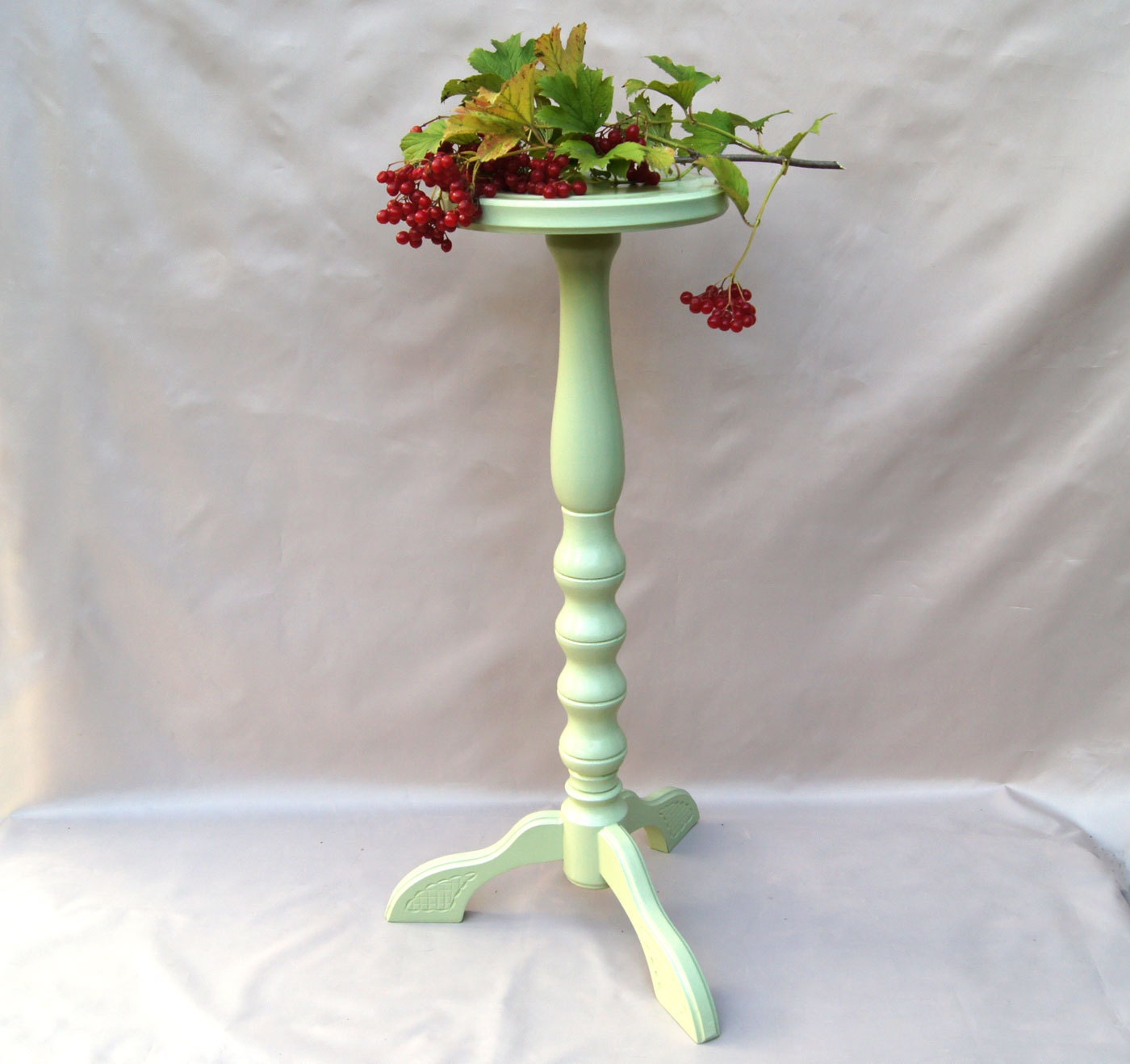 Tall wood plant stand indoor Large mid century modern planter Etsy