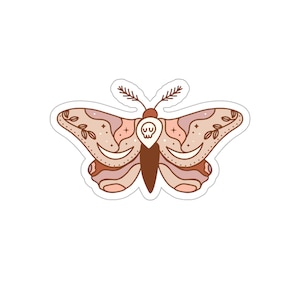 Witchy Death Moth Aufkleber