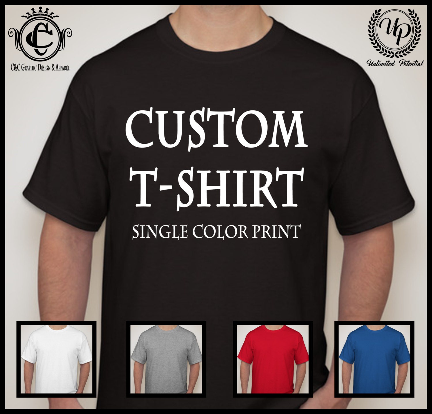Customized Men Apparel Custom Men Crew Neck Tshirts Etsy