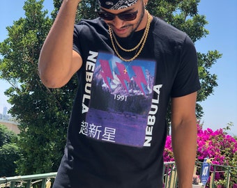 Nebula camiseta negra