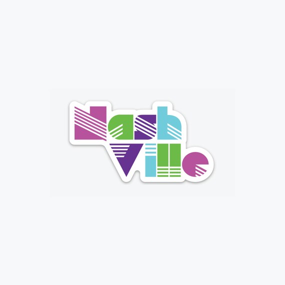 Nashville 80's Sticker