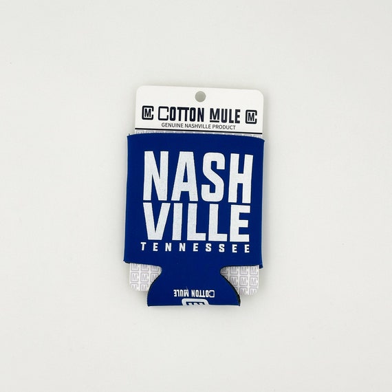 Nashville Tennessee Royal Blue Can Cooler