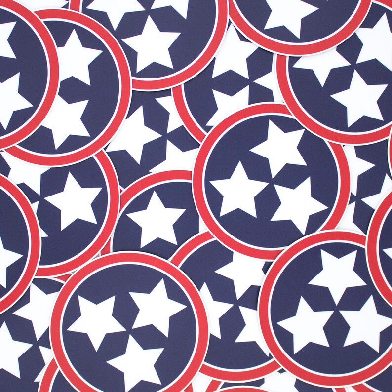 Tennessee Tristar Sticker | Etsy