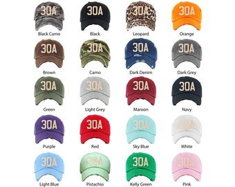 30A Distressed Hats