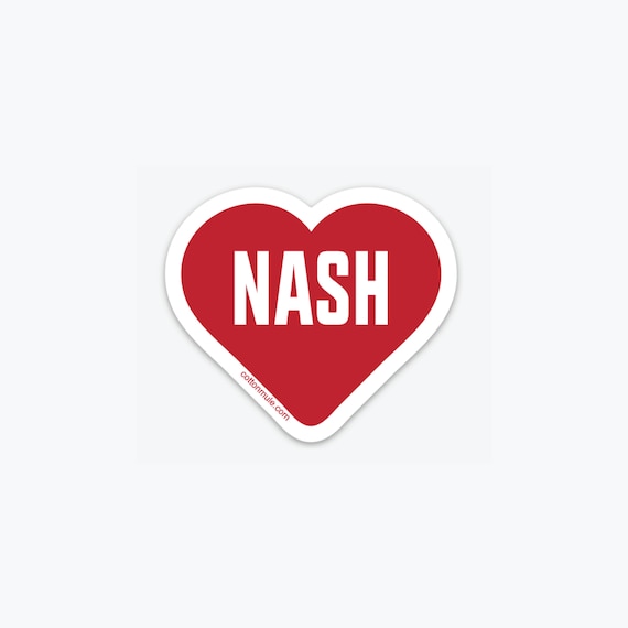 NASH Heart Sticker