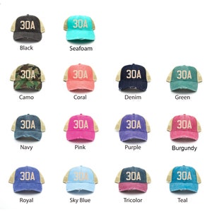 30A Distressed Trucker Hats