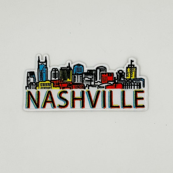 Nashville Tennessee Skyline Embroidered Patch