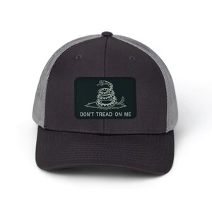 Don&#39;t Tread On Me Flag Patch Trucker Hat