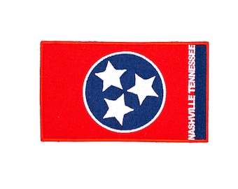 Tennessee State Flag Nashville Embroidered Patch
