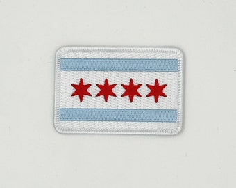 Chicago Flag Embroidered Patch