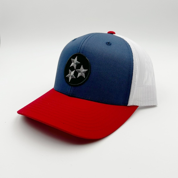 Black Tennessee Tristar Red, White & Blue Trucker Hat