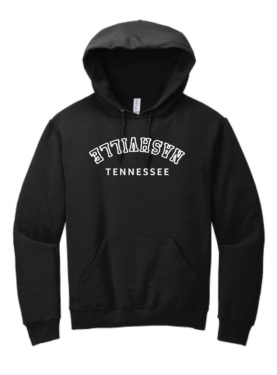 Reversed Nashville Tennessee Adult Unisex Hoodie