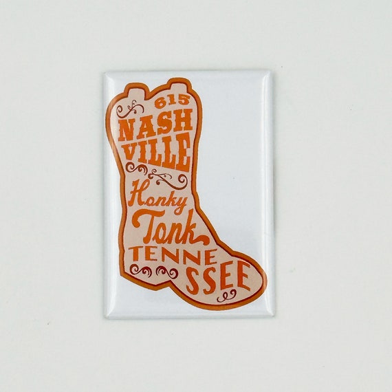 Nashville Boot Magnet