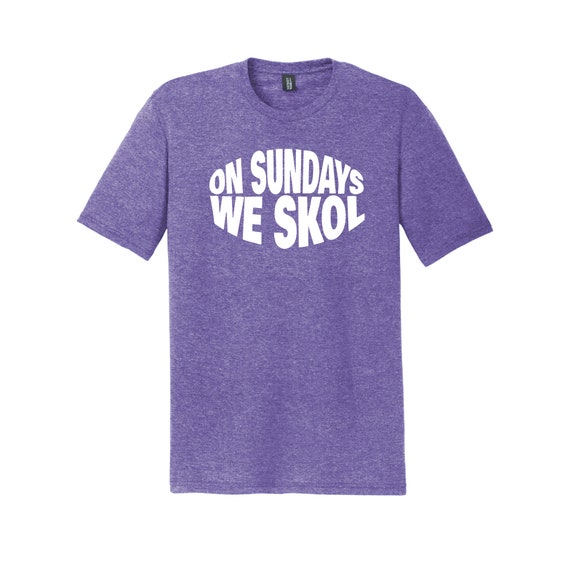 On Sundays We Skol Adult Unisex T-Shirt