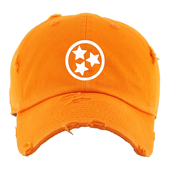 White Tristar Silicon Patch Dad Hats