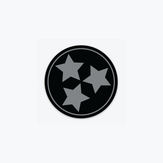 Blacked Out Tennessee Tristar Sticker