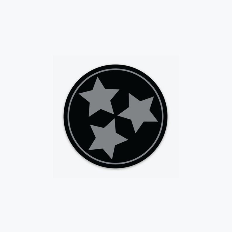 Blacked Out Tennessee Tristar Sticker image 1