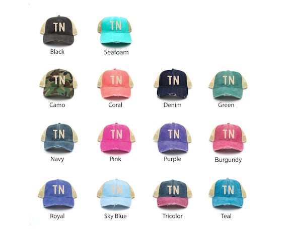 TN Distressed Trucker Hat