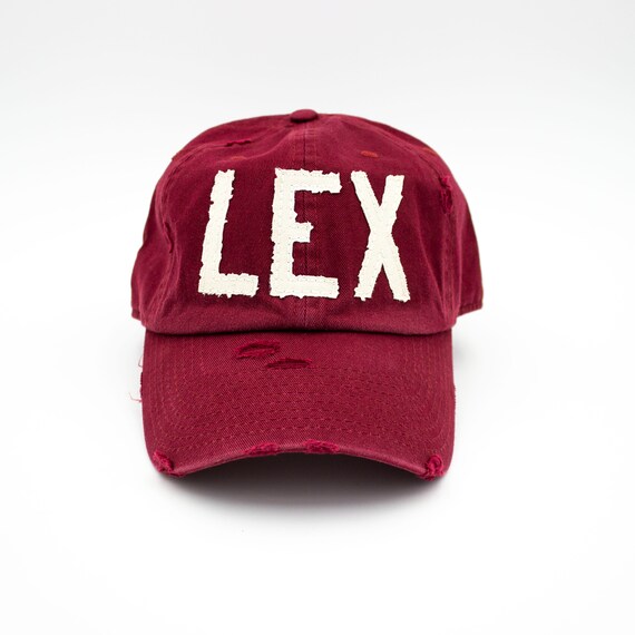Maroon LEX hat