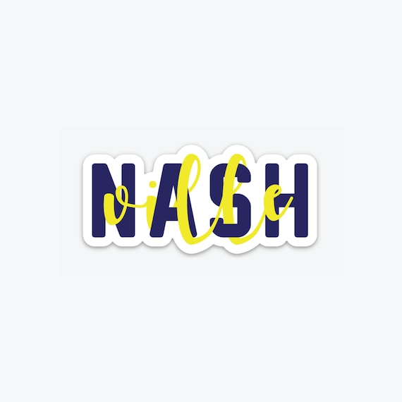 Nashville Intertwined Sticker