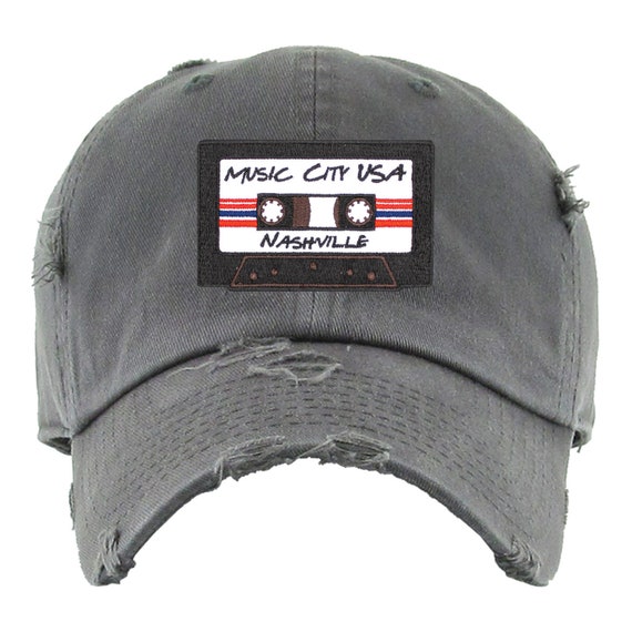 Music City Nashville Cassette Patch Dad Hat