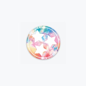 Tennessee Tie Dye Tristar Sticker